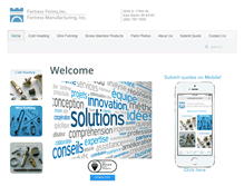 Tablet Screenshot of fortress-mfg.com